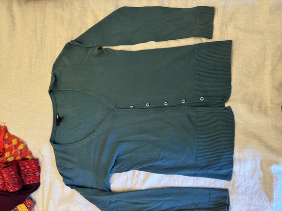 HM lovely teal cardigan, size L - Picture 1 of 4
